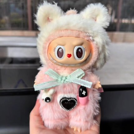 POP MART The Monsters Labubu Fashion Dress - Plush Pink Outfit(pre-order 1-2 week arrive)