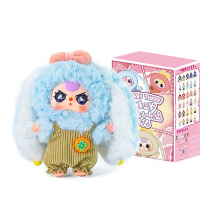 Baby Three Rabbit Macaron Cute Mini Bunny V2 Plush Blind Box