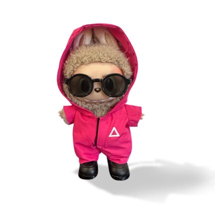 POP MART The Monsters Labubu Fashion Dress - Squid Game Outfit + Sunglasses + Shoes