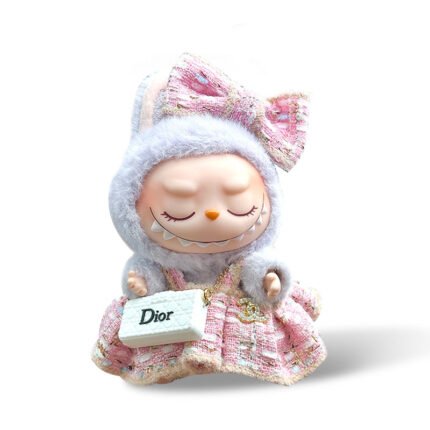 POP MART The Monsters Labubu Fashion Dress - Chanel Style Pink Dress + Bow + Bag (Pre-order 1-2 weeks arrive)