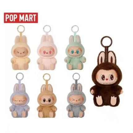 Popmart Pop Mart Labubu 2 Generation Labubu Party Macaron Glue Blind Box Doll Genuine